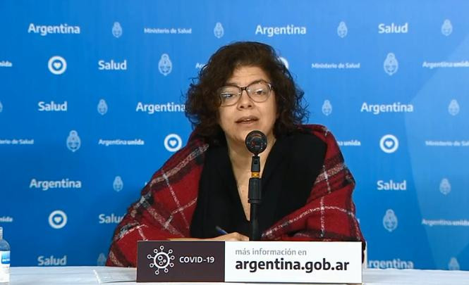 Carla Vizzotti, reporte del Ministerio de Salud por coronavirus en Argentina