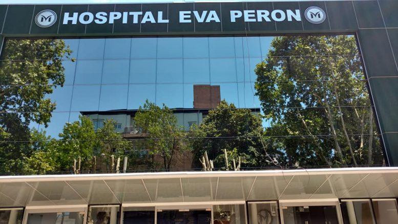 Hospital Eva Perón, anuncios del Municipio de Merlo por coronavirus