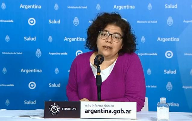 Carla Vizzotti, reporte diario del Ministerio de Salud por coronavirus