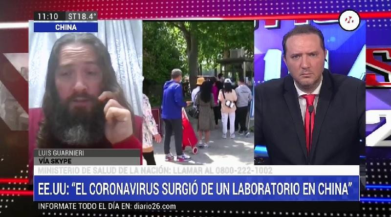 Luis Guarnieri especialista salud por coronavirus en China