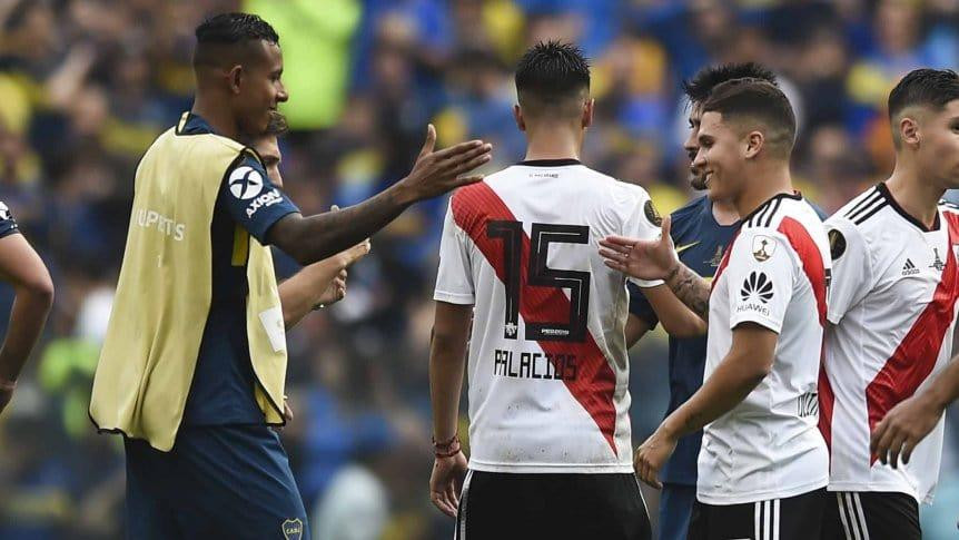 Sebastián Villa y Juanfer Quintero, Boca, River