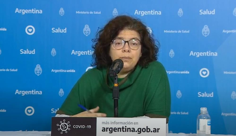 Carla Vizzotti, informe de ministerio de salud, Coronavirus