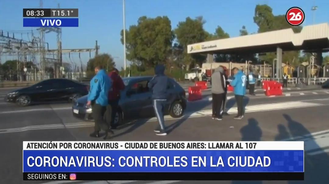 Coronavirus, Argentina, controle, Canal 26