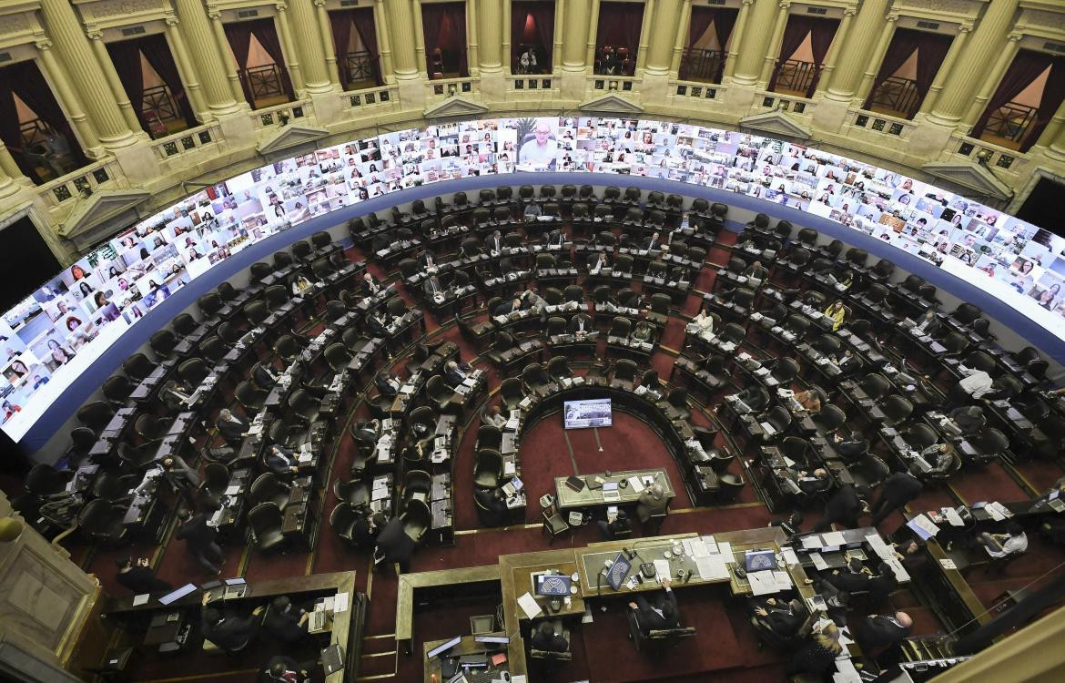 Diputados, primera sesión virtual, Sergio Massa, NA