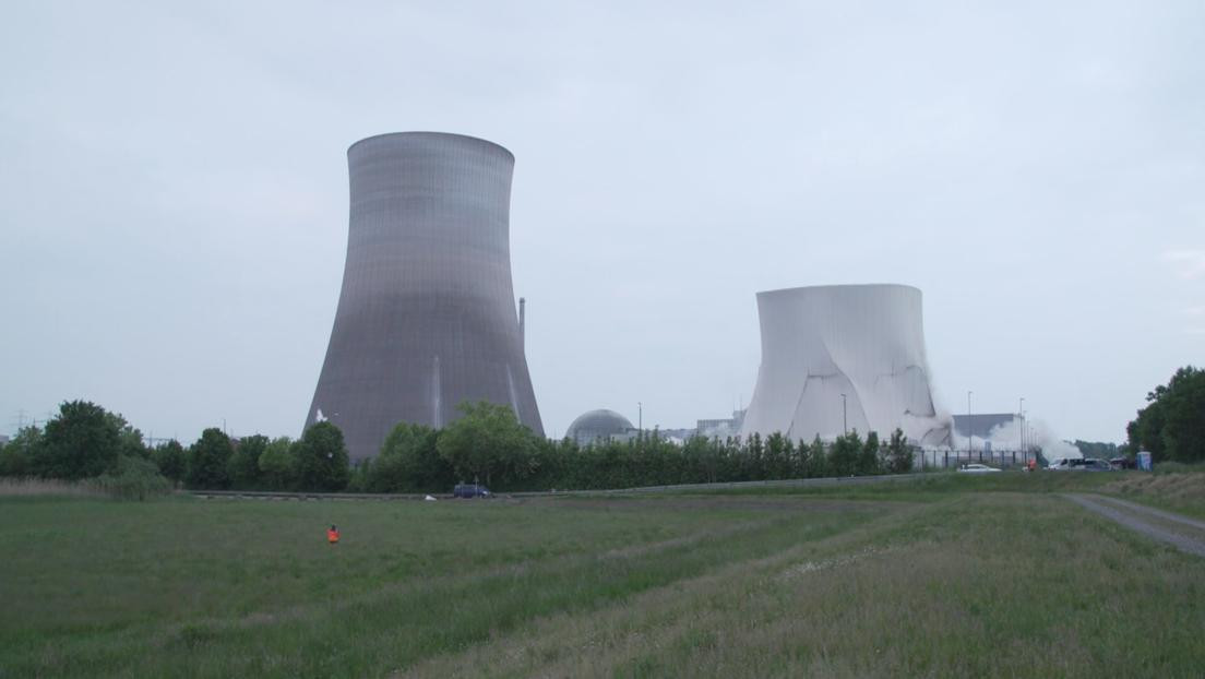 Torres de planta nuclear en Alemania