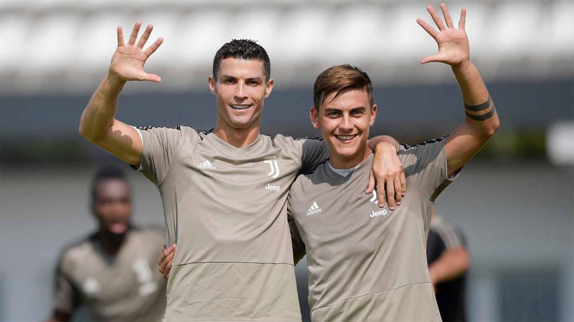 Cristiano Ronaldo y Paulo Dybala