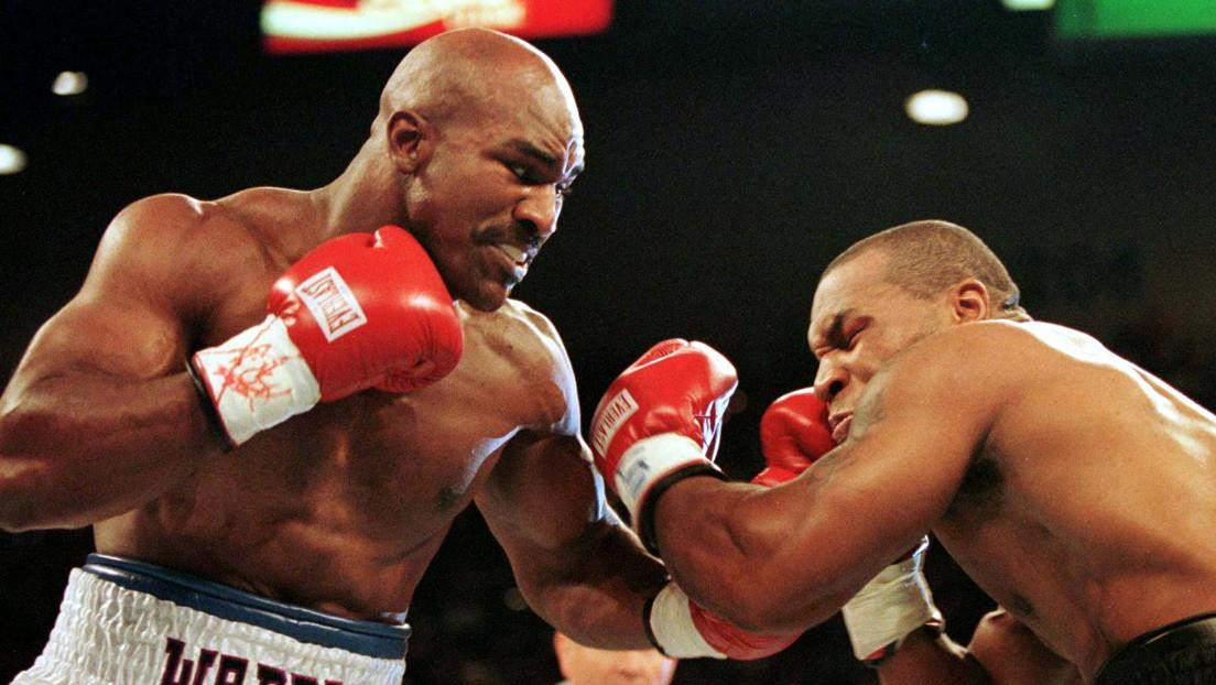 Evander Holyfield y Mike Tyson