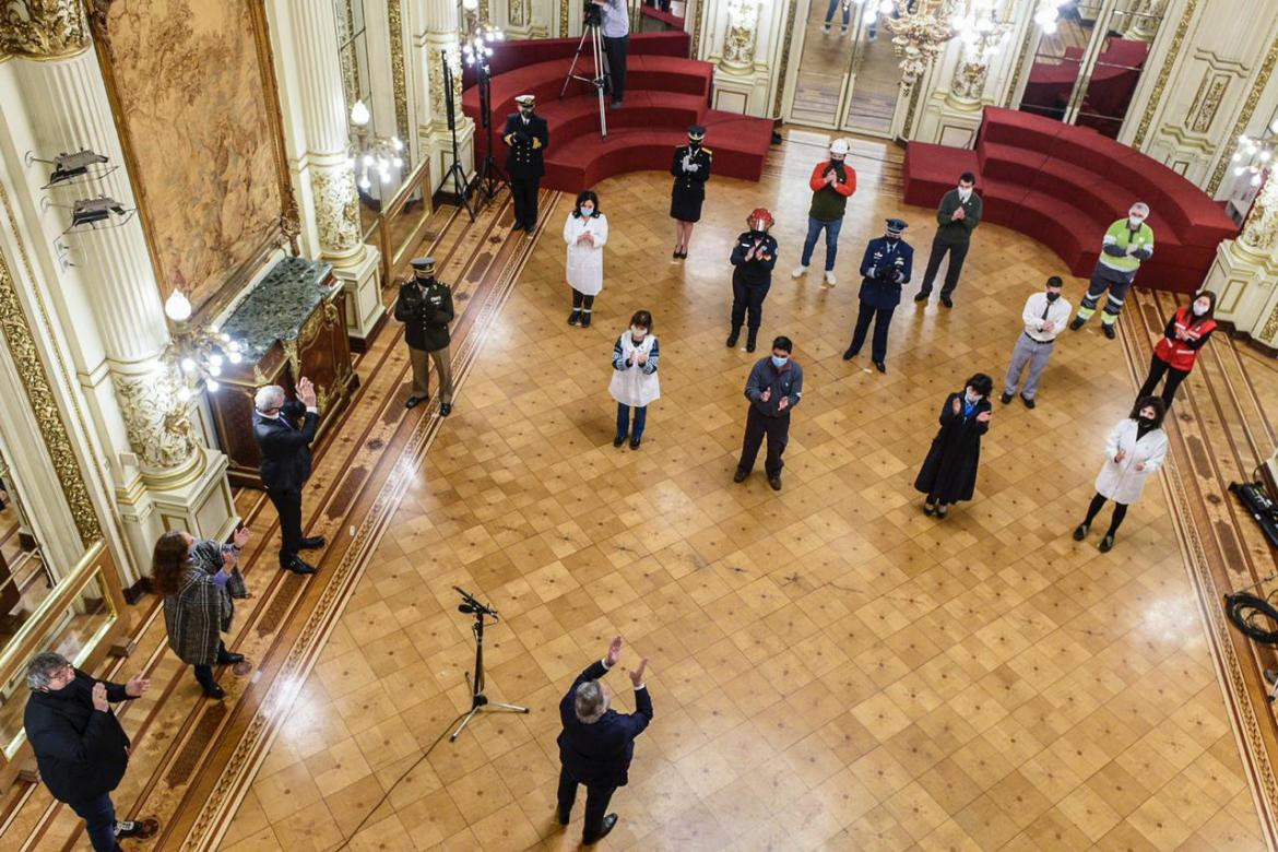 Alberto Fernández en conmemoración de aniversario de Revolución de Mayo