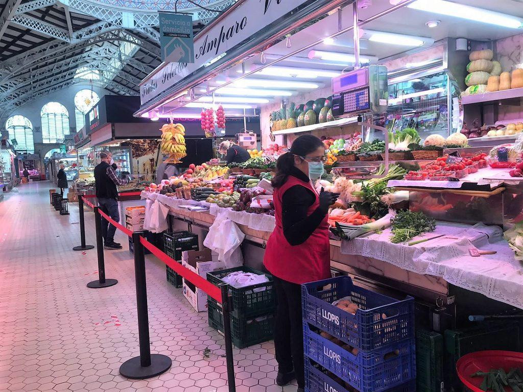 Mercado Central durante la cuarentena