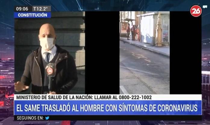 Protocolo de coronavirus en estación de Constitución, CANAL 26