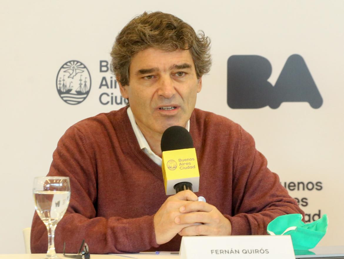 Fernán Quirós, ministro de Salud de la Ciudad, AGENCIA NA