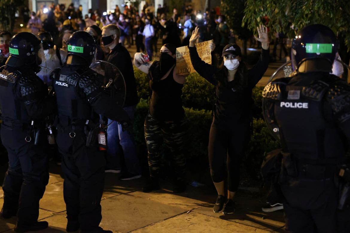 Protestas frente a la Casa Blanca, EEUU, REUTERS