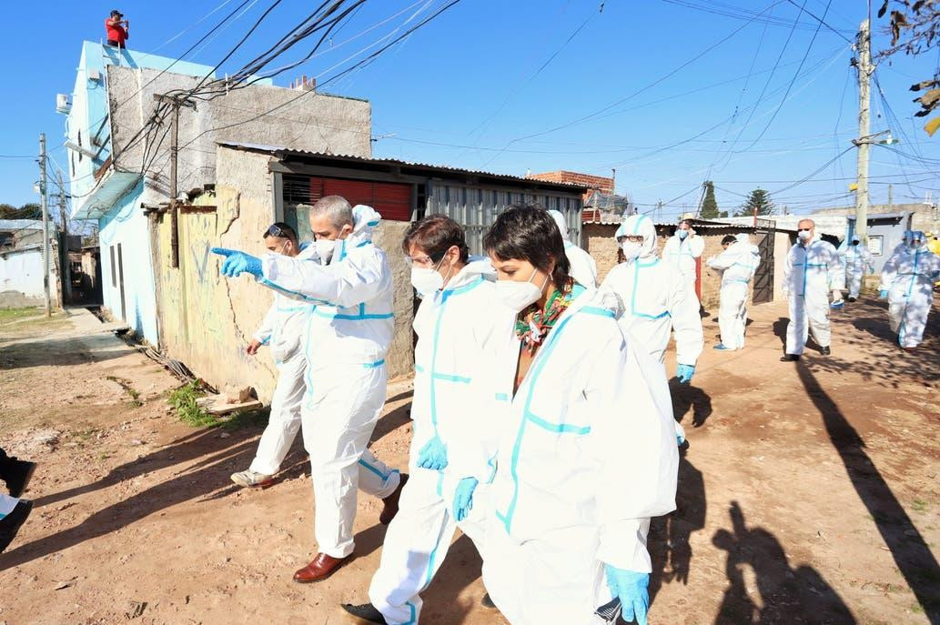 Barrios populares de Provincia, coronavirus en Argentina