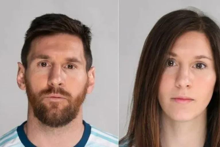 FaceApp Messi