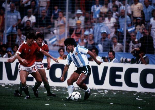 Diego Maradona vs Hungría, fútbol, Selección Argentina