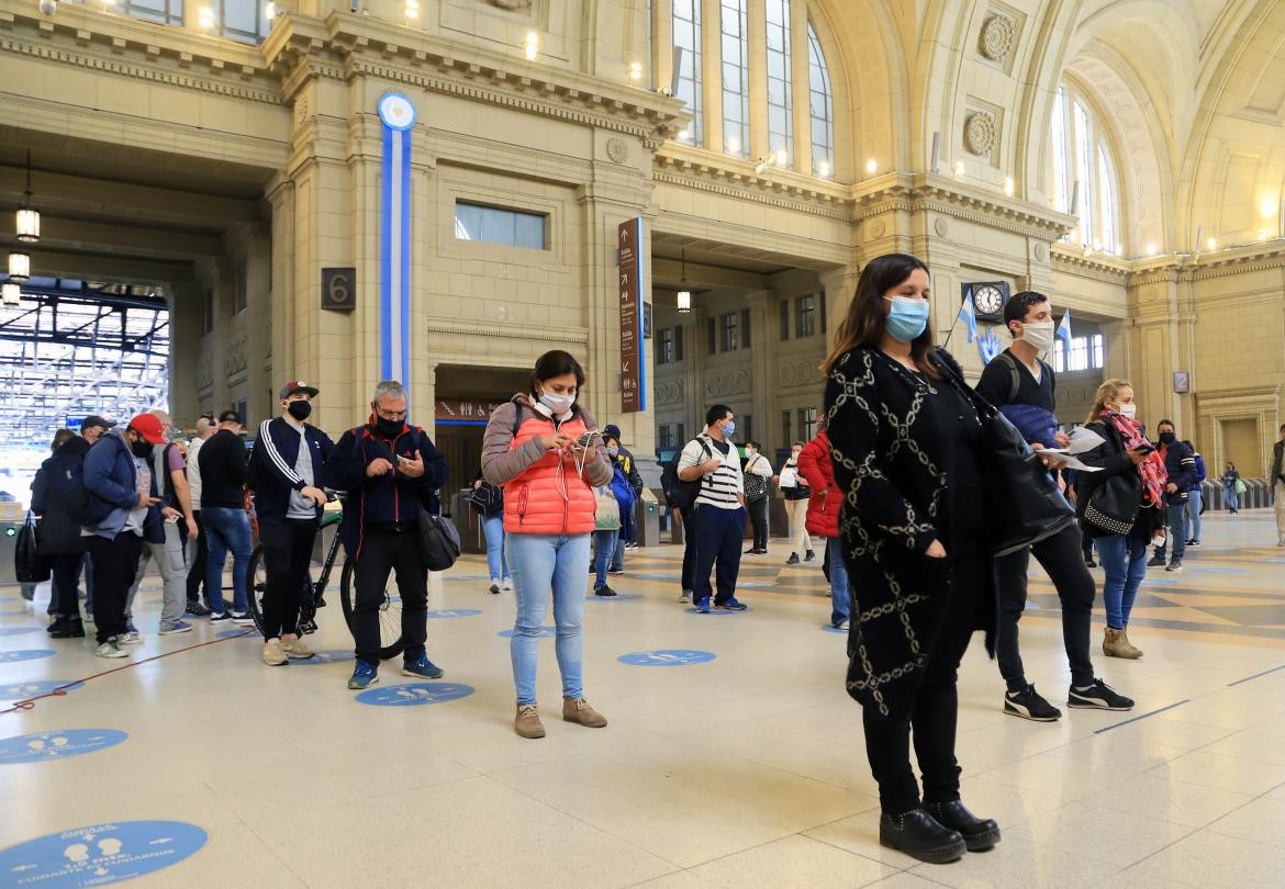 Transporte, controles, coronavirus en Argentina, Agencia NA