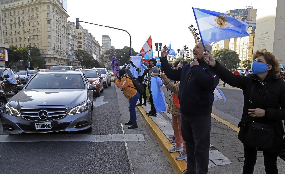 Banderazo contra expropiación de Vicentin, Agencia NA