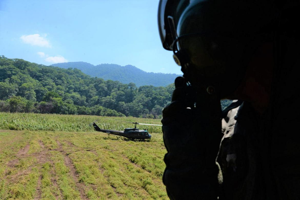 Ejército en frontera entre Salta y Bolivia