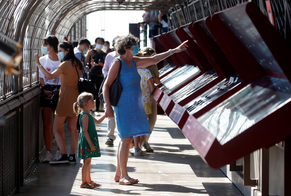 Reapertura de la torre Eiffel al turismo, Francia, pandemia, REUTERS