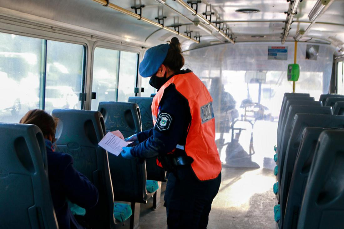 Coronavirus, Argentina, pandemia, controles en la calle NA