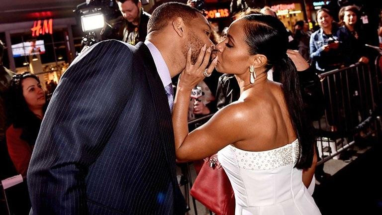 Will Smith con su esposa Jada Pinkett