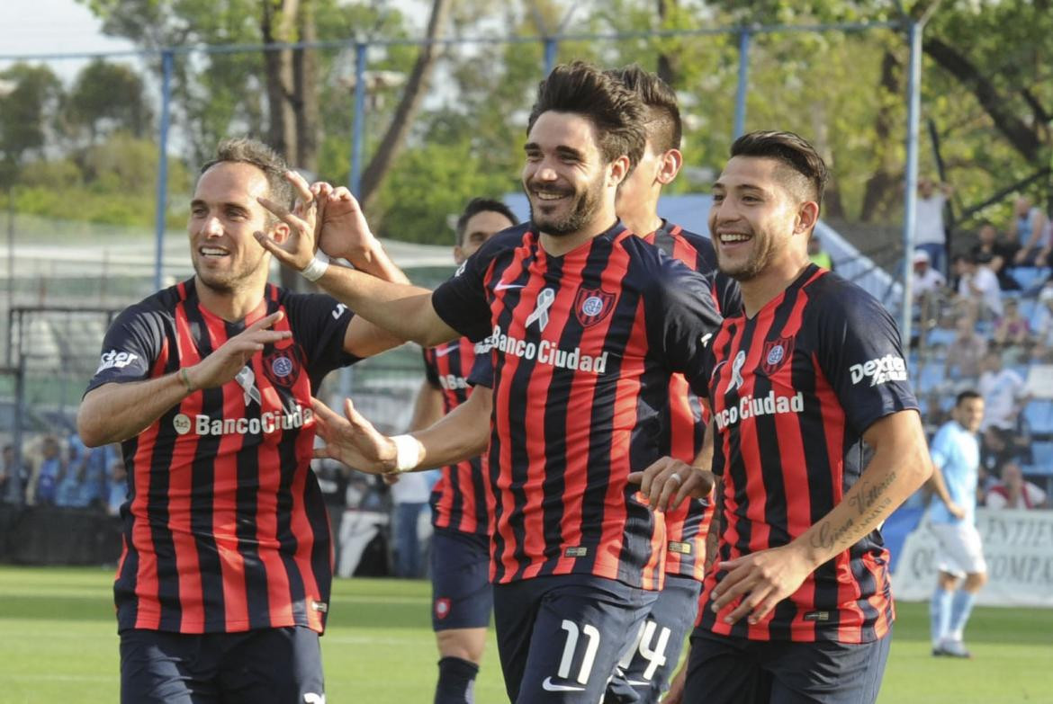 Ezequiel Cerutti, delantero de San Lorenzo, NA