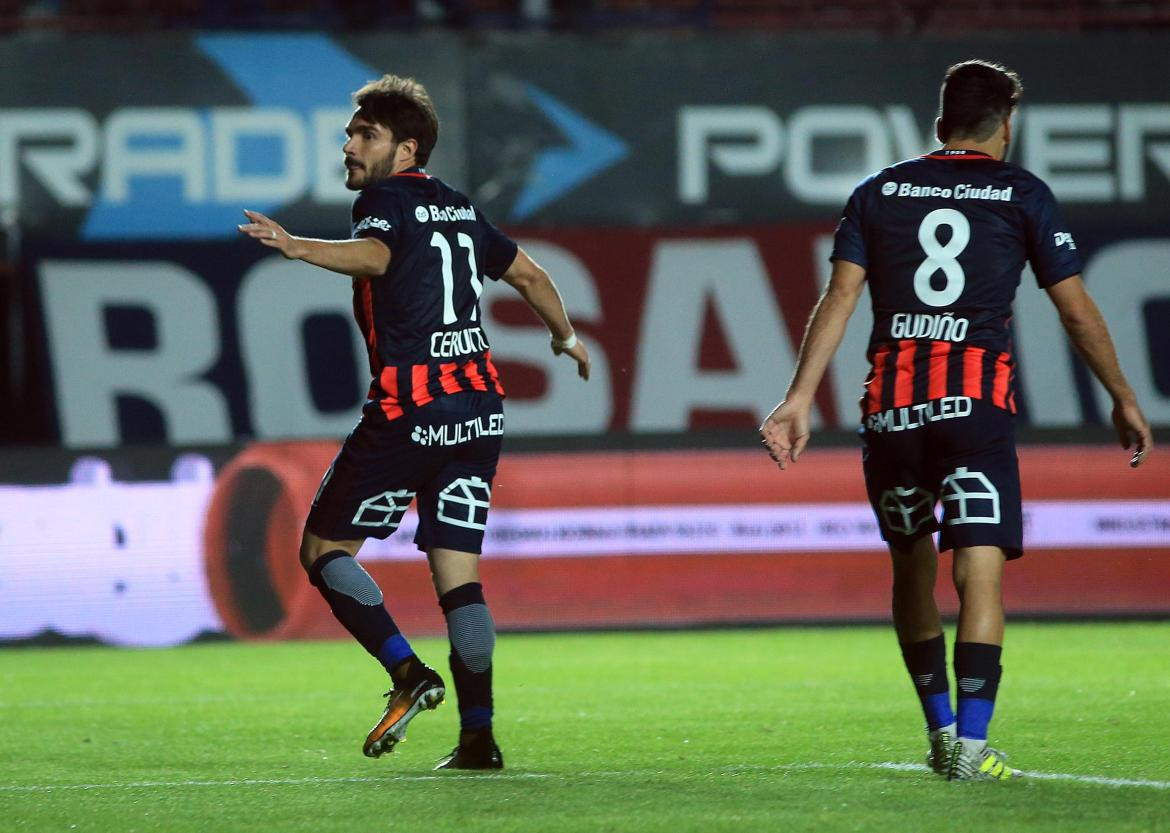 Ezequiel Cerutti, delantero de San Lorenzo, NA