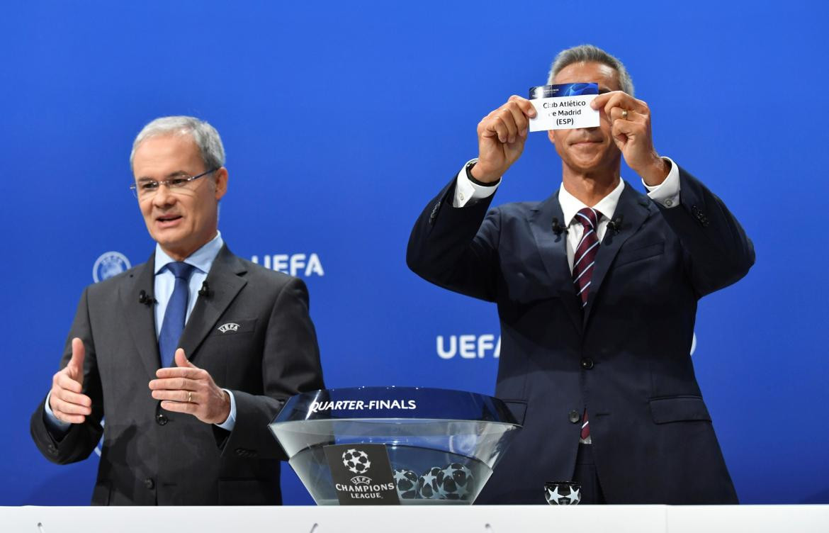 Champions League, sorteo, fútbol europeo, REUTERS