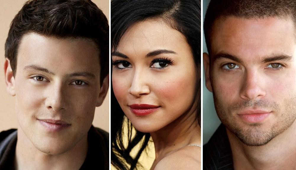 Cory Monteith, Naya Rivera, Mark Salling, Glee