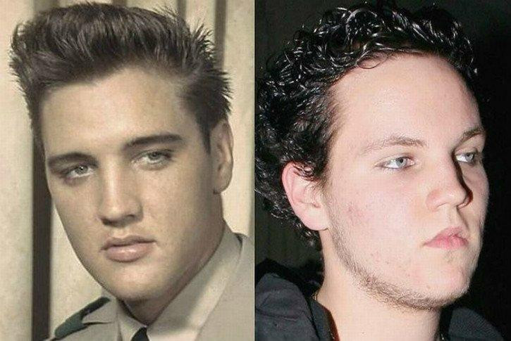 Benjamin Keough y Elvis Presley