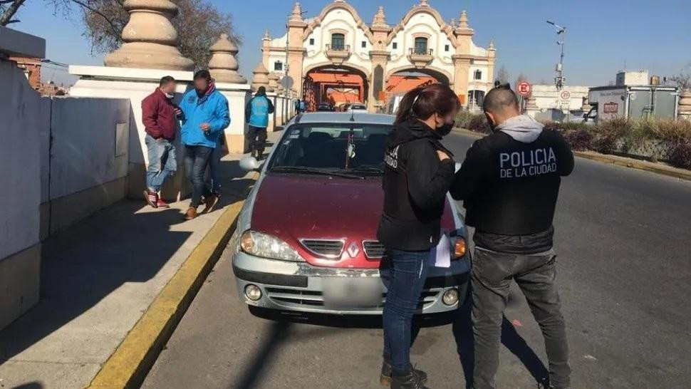 Detenido en Pompeya control coronavirus