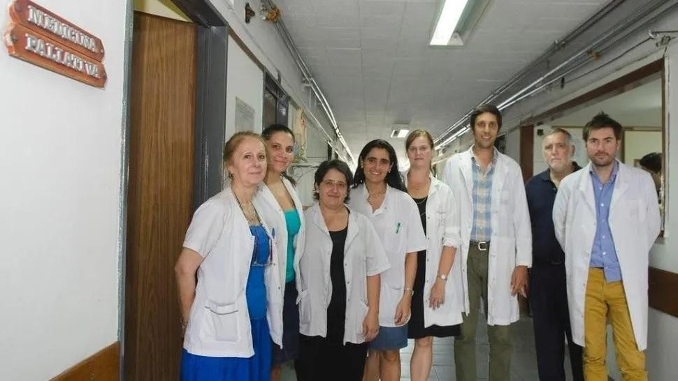 Cecilia Jaschek y su equipo de medicina paliativa