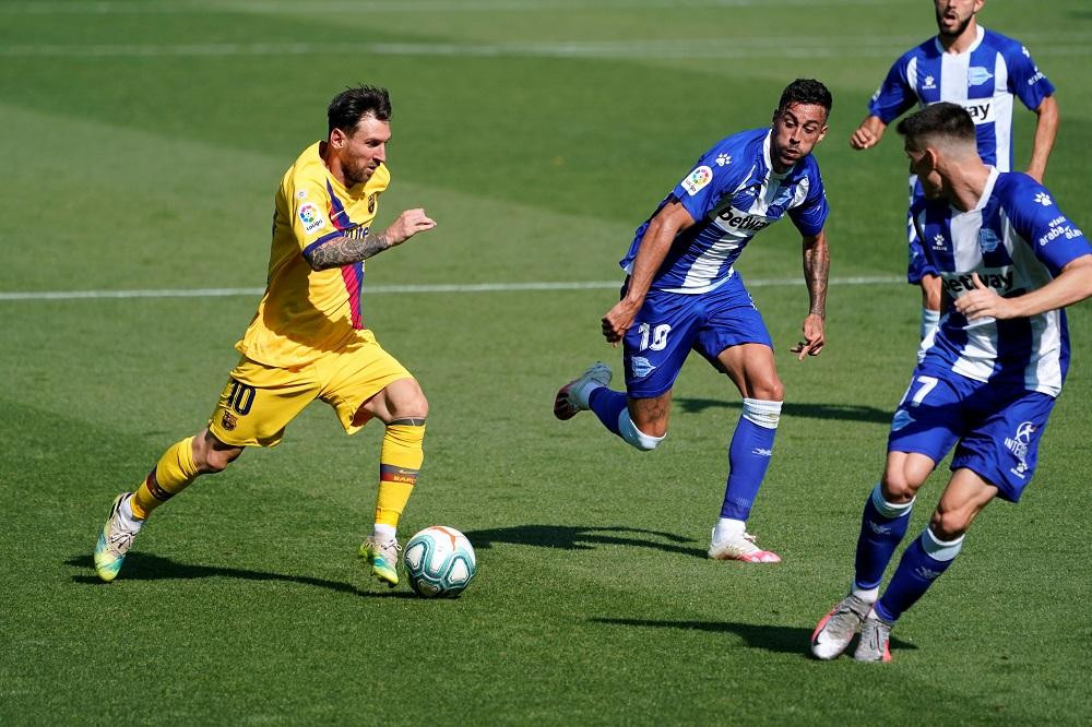 Lionel Messi, Barcelona, Alavés, Reuters