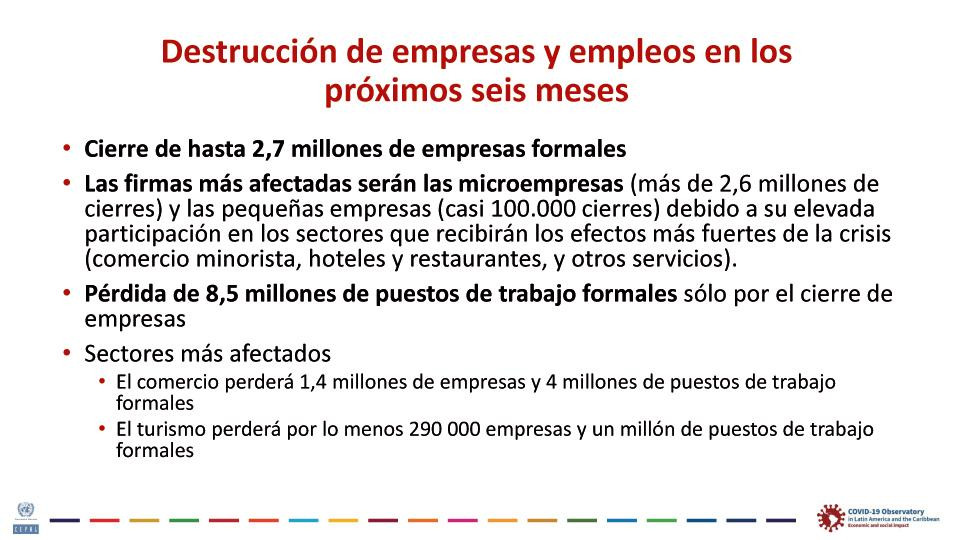 CEPAL, informe Sectores y empresas frente al COVID-19 emergencia y reactivación, Giovanni Stumpo, julio 2020, placa 14