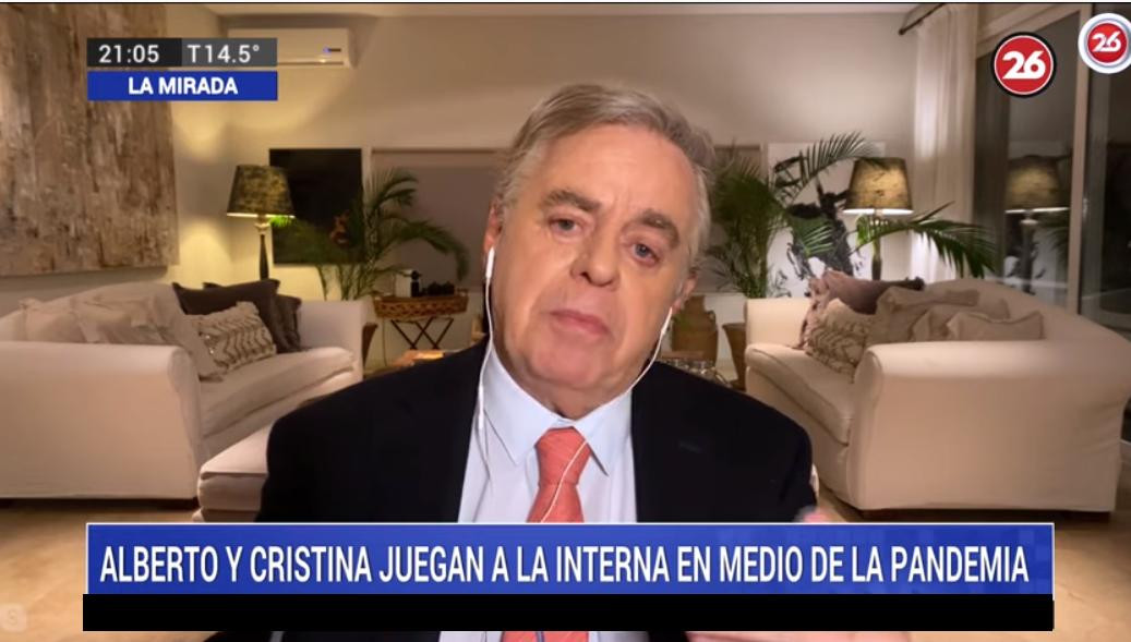 Roberto García, editorial en La Mirada, Canal 26