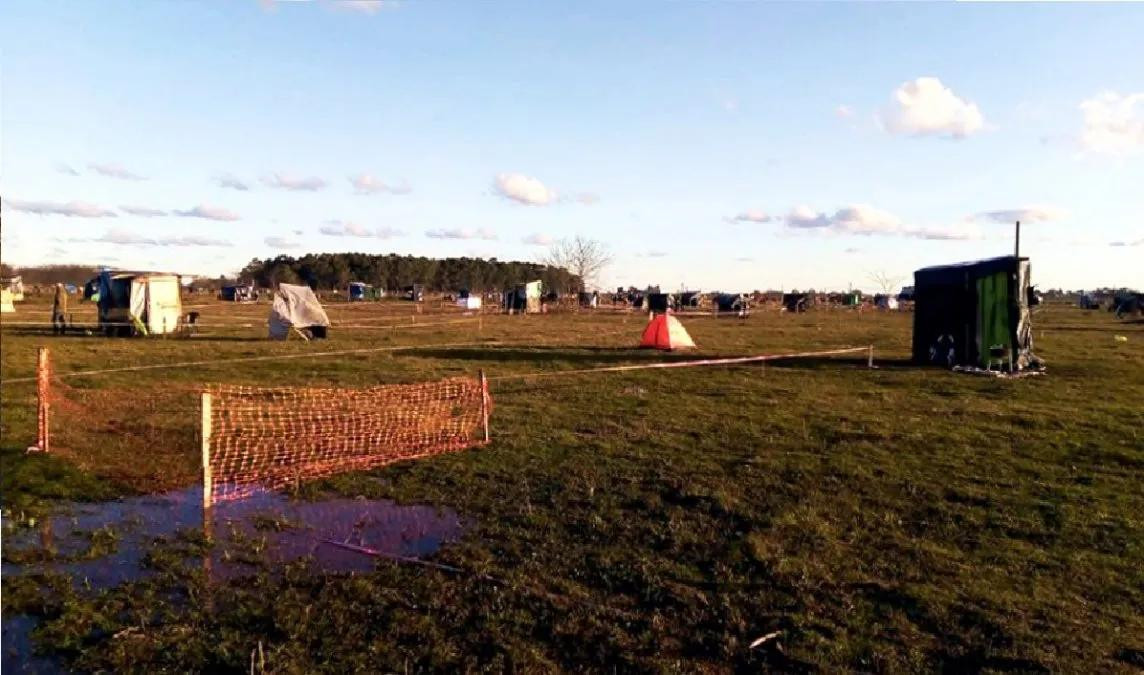 Guernica, masiva toma de tierras, El Diario Sur