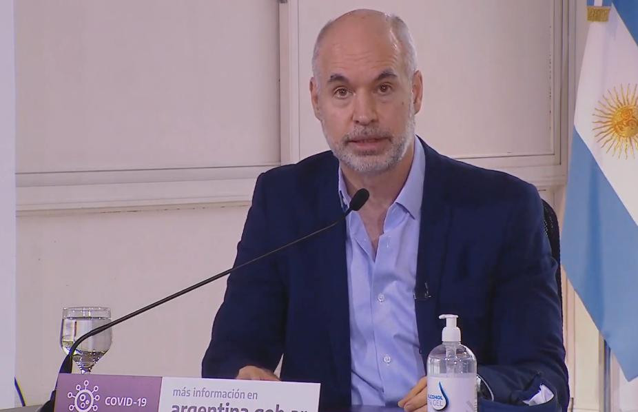 Horacio Rodríguez Larreta, jefe de Gobierno, anuncio de cuarentena de agosto, YouTube