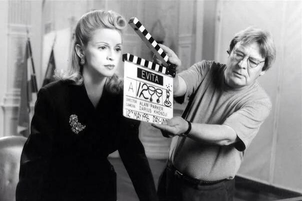 Alan Parker, director, Madonna