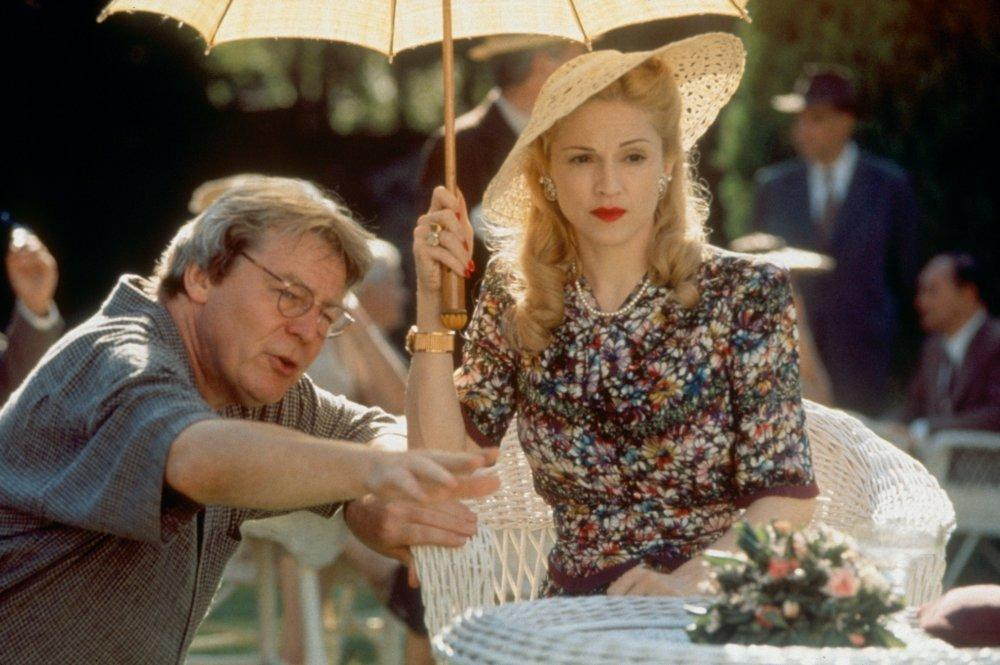 Alan Parker, director, Madonna