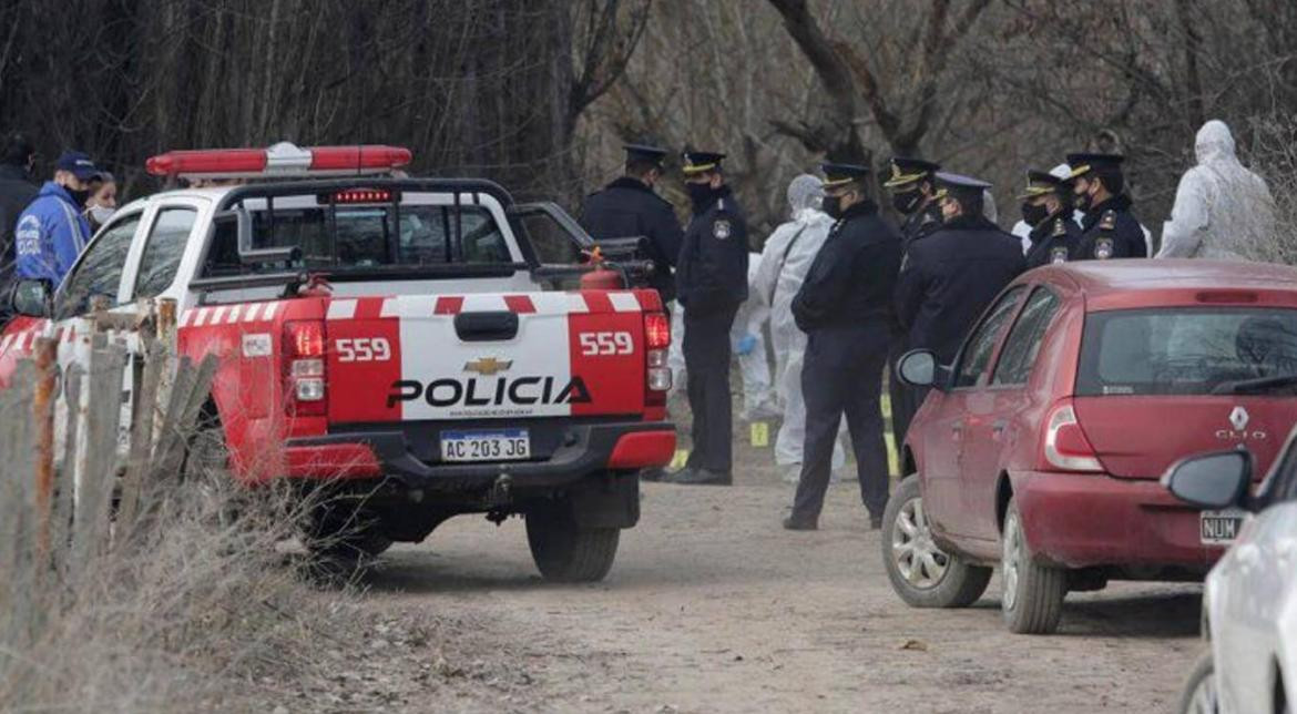 Femicidio en Neuquén, lugar del hallazgo del cuerpo