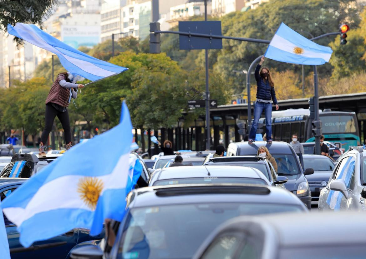 Protestas en distintos puntos del país contra reforma judicial, Agencia NA