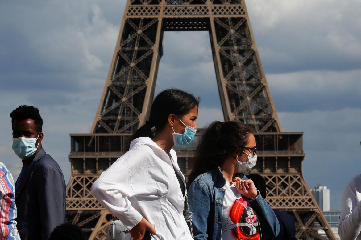 Coronavirus en Francia, París, Torre Eiffel, REUTERS