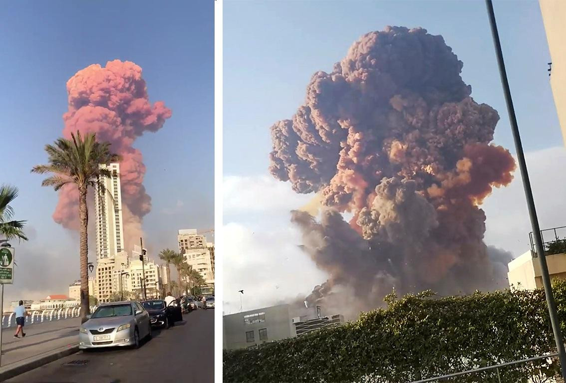 Explosión gigantesca en El Líbano, Beirut, REUTERS