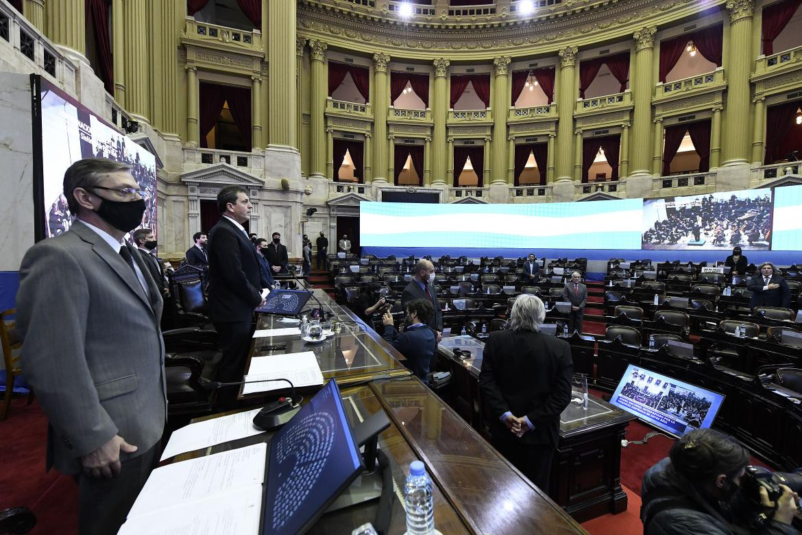 Sesión en Diputados, presupuesto, Agencia NA