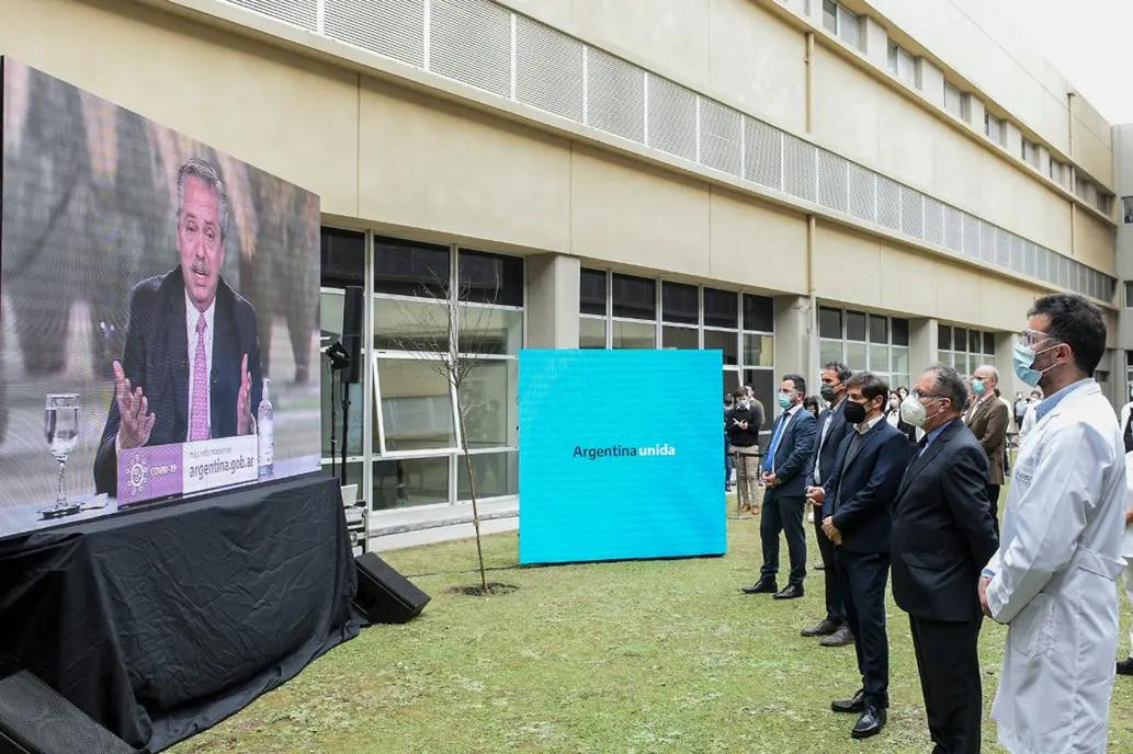 Alberto Fernández, presidente de Argentina. videoconferencia, Foto Presidencia