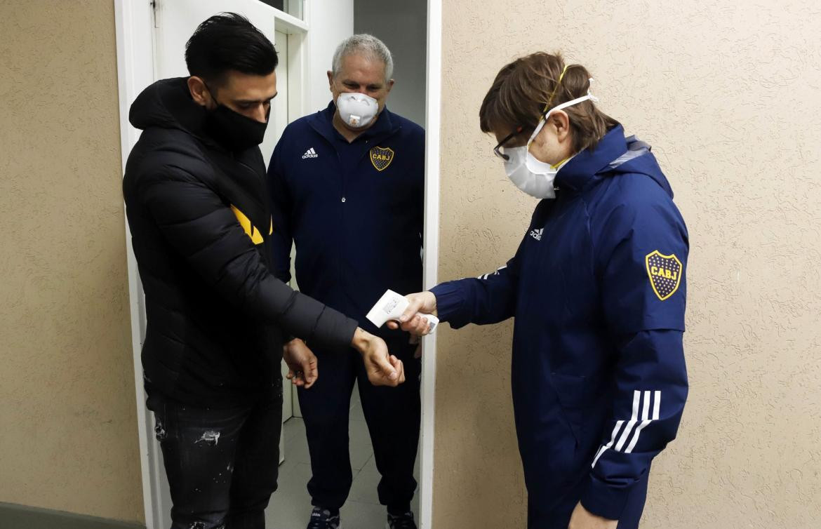 Testeos en Boca ante vuelta de entrenamientos, coronavirus en Argentina, NA