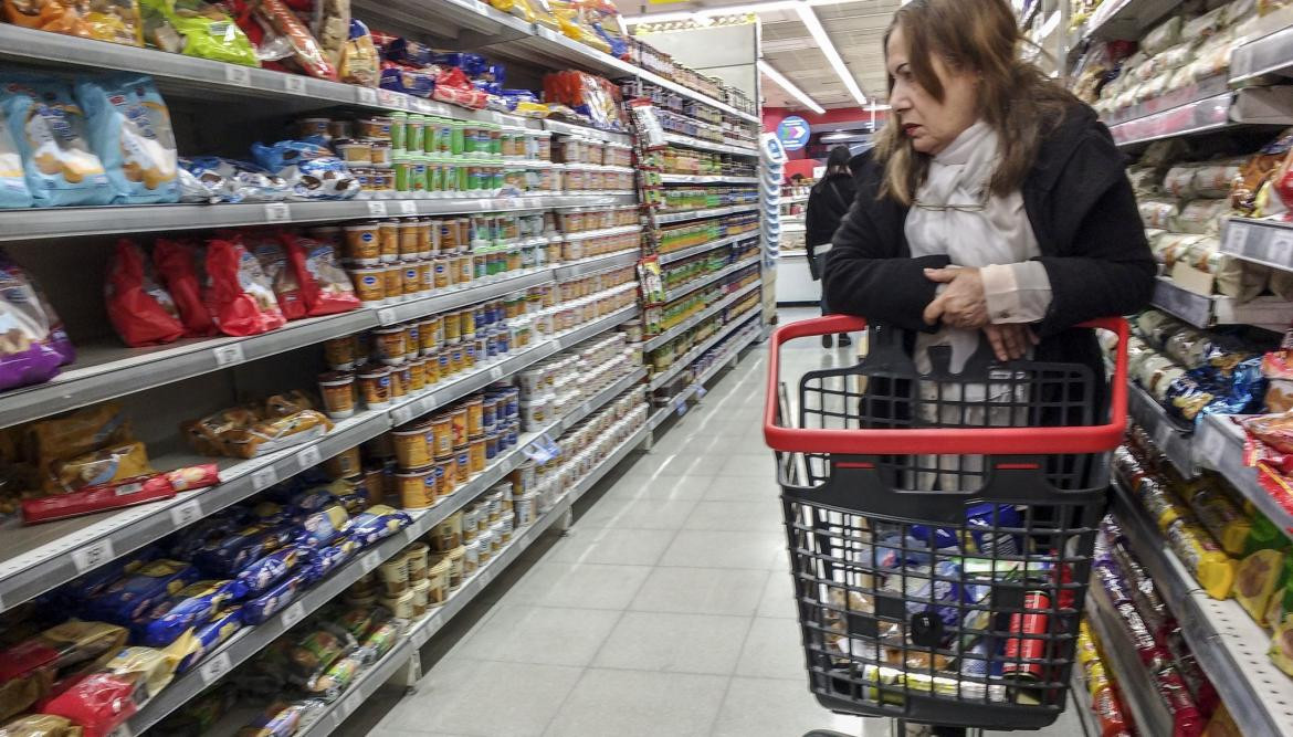 Precio góndola y alimentos, economía, NA