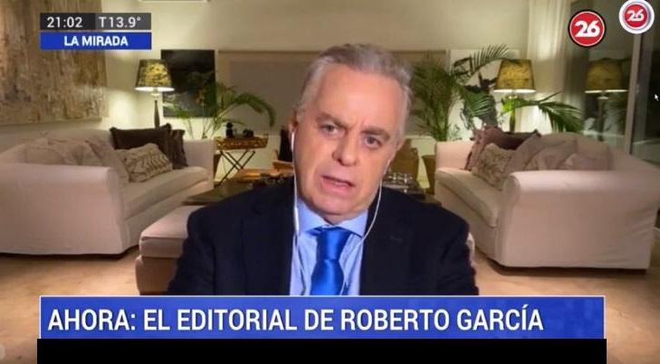 Editorial de Roberto García, La Mirada, Canal 26 