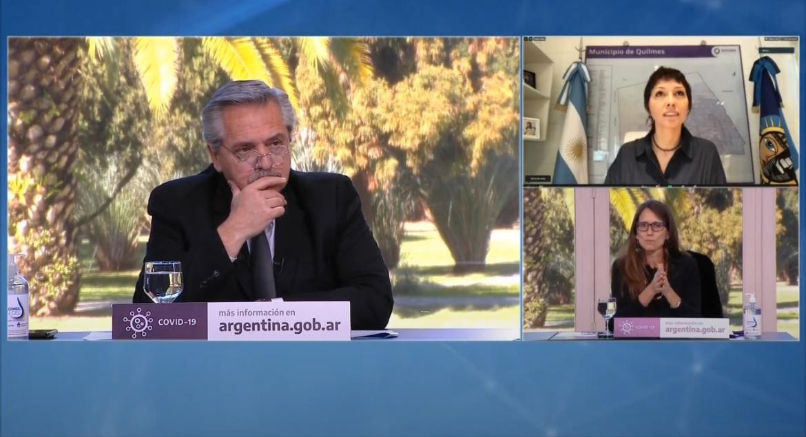 Alberto Fernández anunció políticas con perspectiva de género