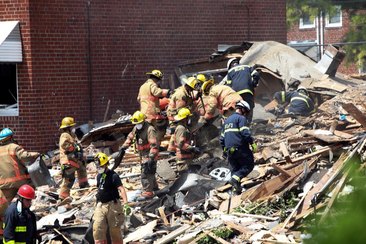 Explosión en vecindario de Baltimore, Estados Unidos, REUTERS